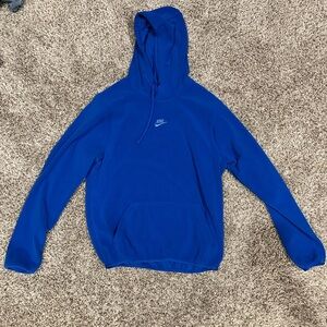 Blue Nike Fleece Hoodie